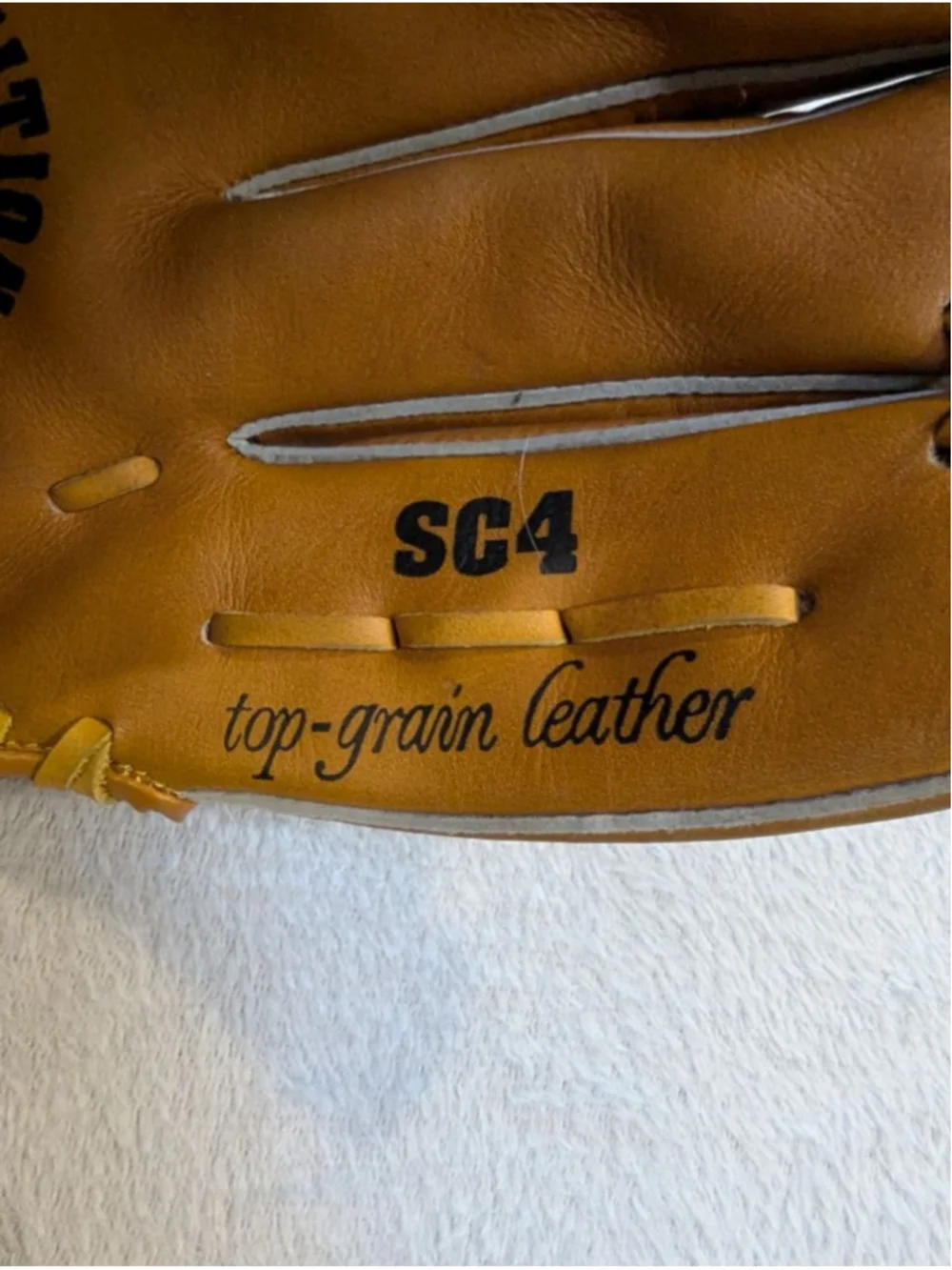 Men's Spalding Baseball Glove Brown Top Grain Leather Competition Series